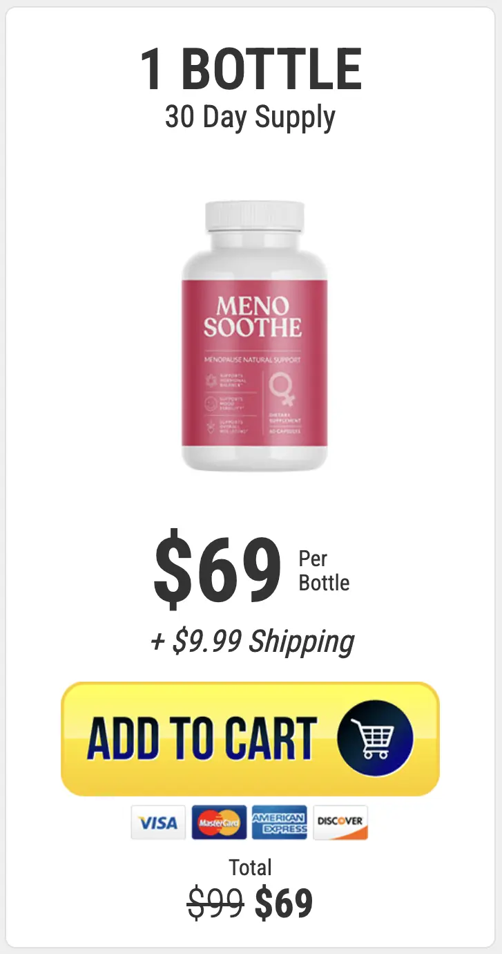 Menosoothe menosoothe one bottle
